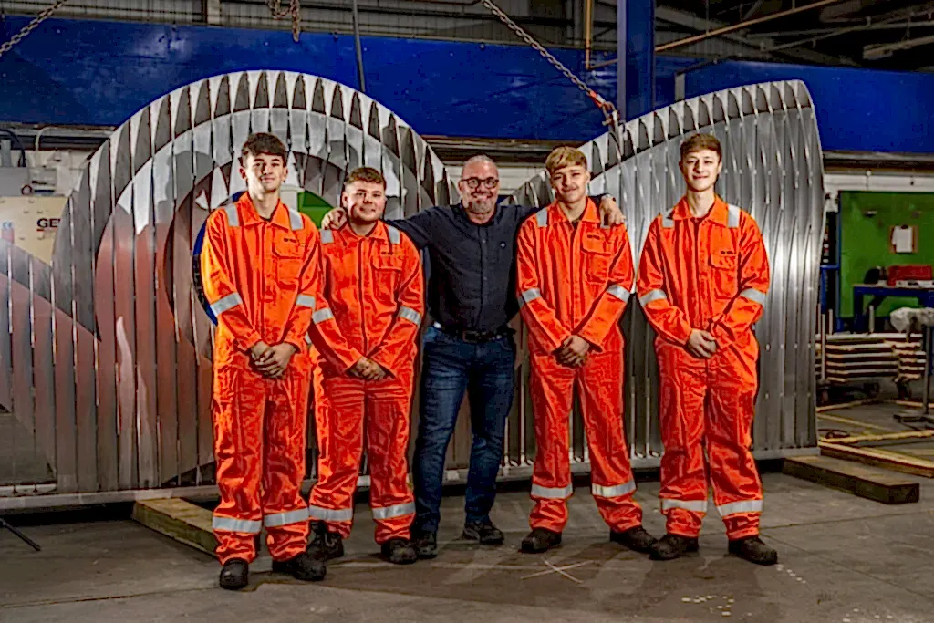 Apprentices with Wattie